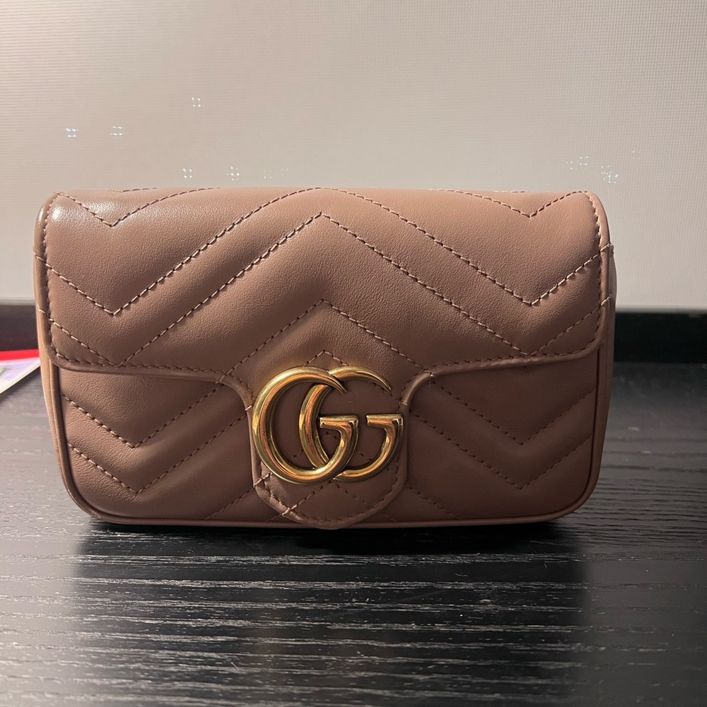 Gucci Brown Quilted Women's Bag